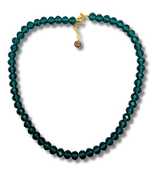 Emerald Holiday Necklace